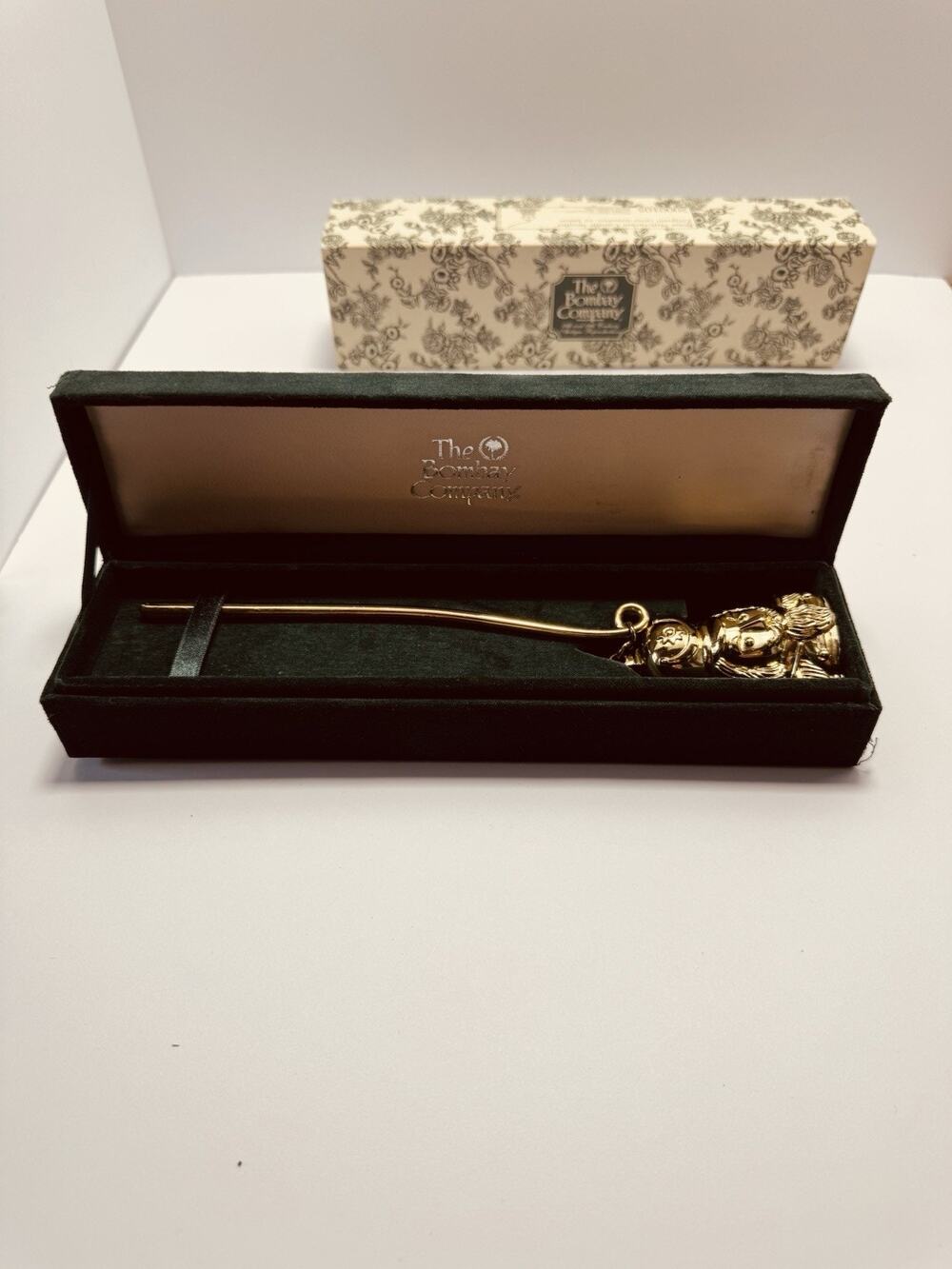 The Bombay Company Godinger Nutcracker Candle Snuffer Gold-Tone Metal Decor